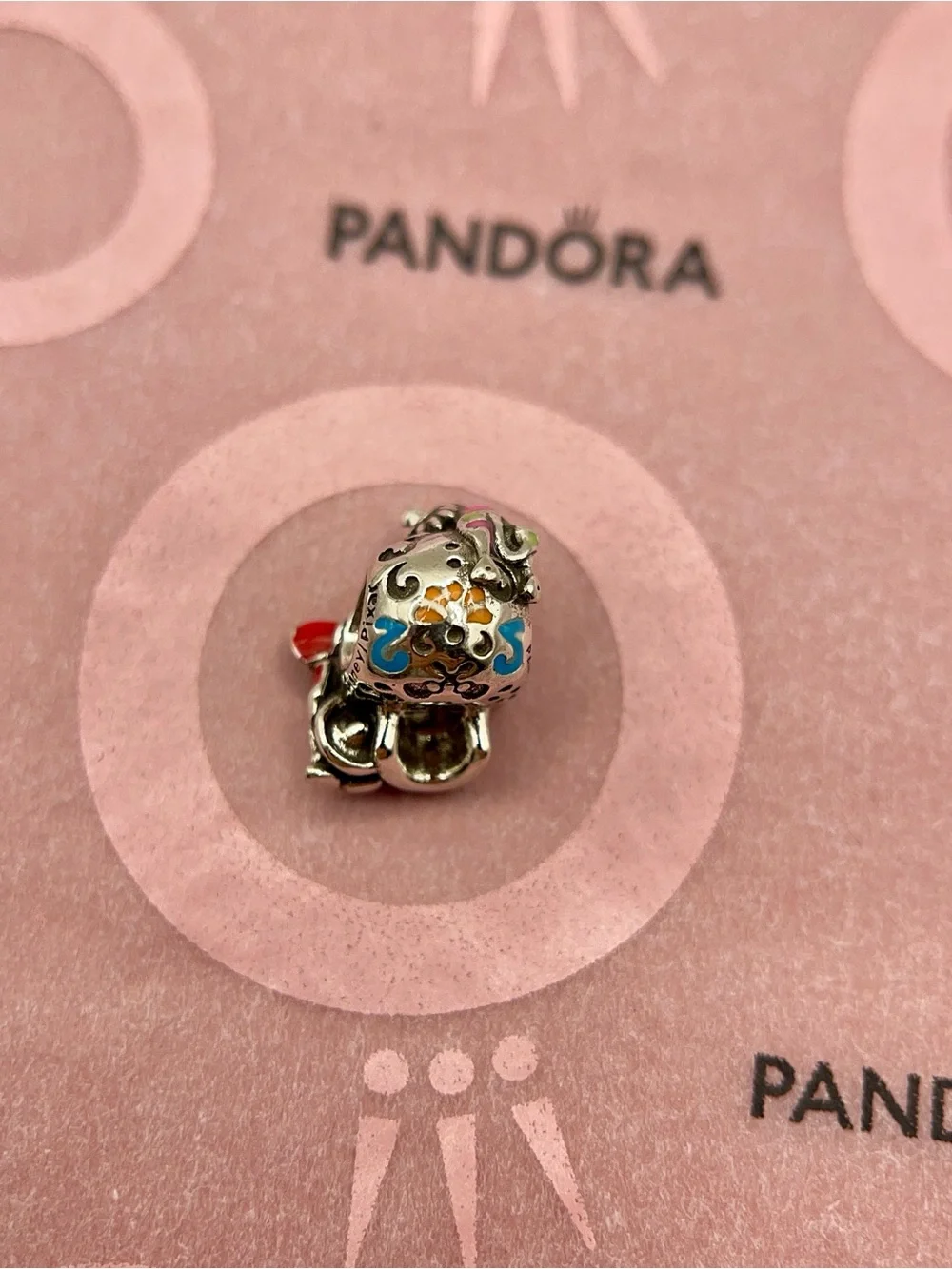 Pandora Disney Coco Miguel Dante Skull Sterling Silver Charm 792284C01